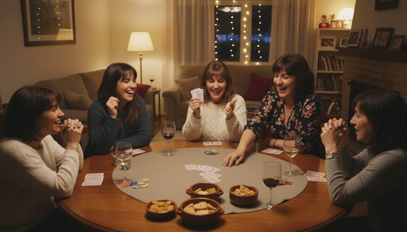 Mujeres jugando en un casino en línea